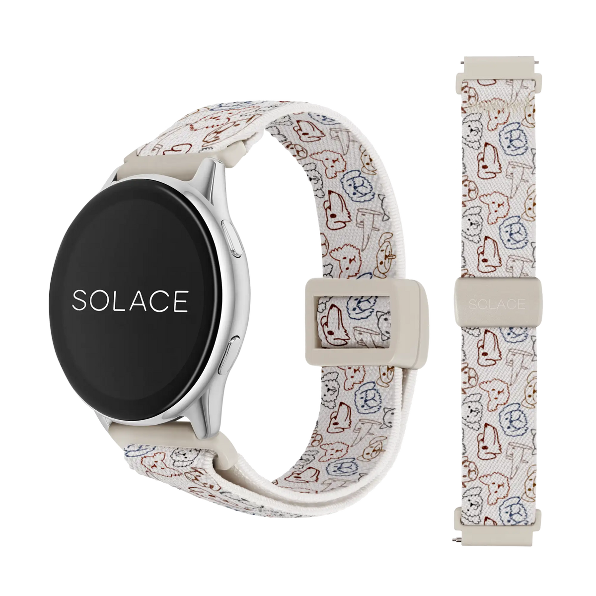 Solace Bands × ASPCA® Pet Prints – Paladin Adapt - Universal Smart Watch Edition